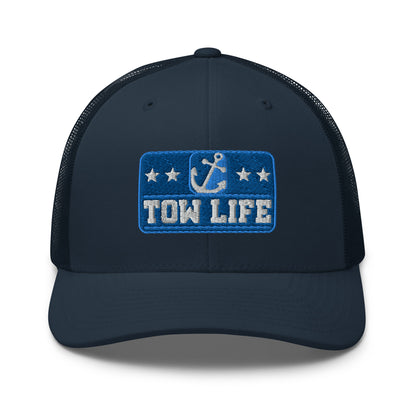 TOW LIFE - Merchant Mariner Towboater Anchor | Trucker Hat