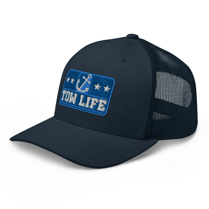 TOW LIFE - Merchant Mariner Towboater Anchor | Trucker Hat