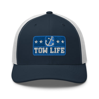 TOW LIFE - Merchant Mariner Towboater Anchor | Trucker Hat