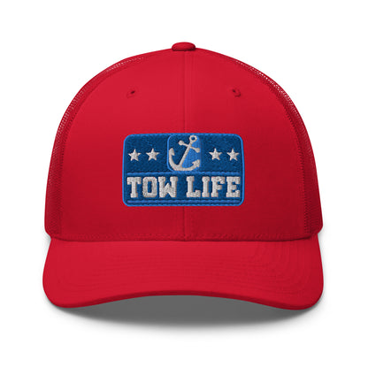 TOW LIFE - Merchant Mariner Towboater Anchor | Trucker Hat