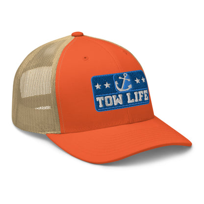 TOW LIFE - Merchant Mariner Towboater Anchor | Trucker Hat