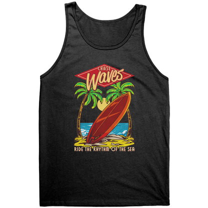 Chase Waves Ride The Sea - Surf Surfer Women Men Surfing Tank Tops