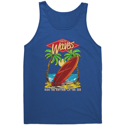 Chase Waves Ride The Sea - Surf Surfer Women Men Surfing Tank Tops