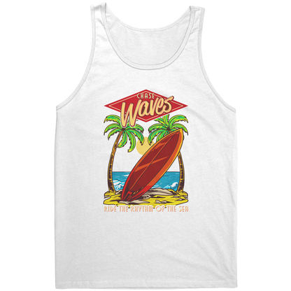 Chase Waves Ride The Sea - Surf Surfer Women Men Surfing Tank Tops