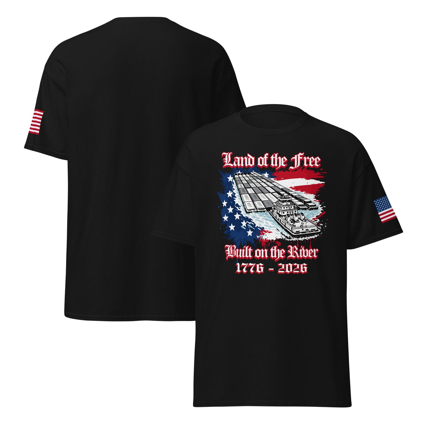 Product mockup riverlifeshop land of the free