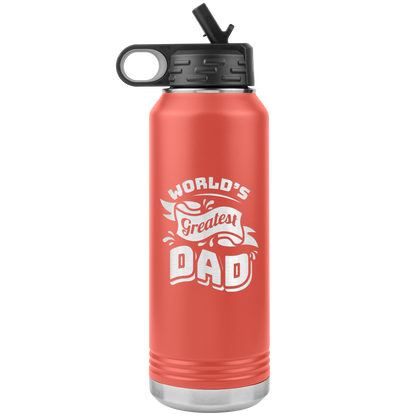 World's Greatest Dad - Jumbo 32oz Water Bottle