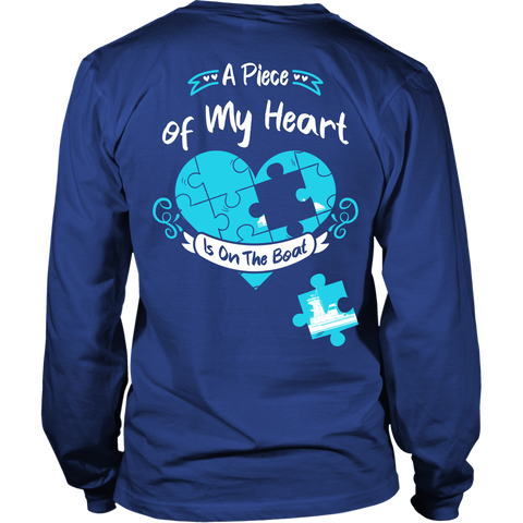 A Piece Of My Heart Is On The Boat Towboater T-Shirt