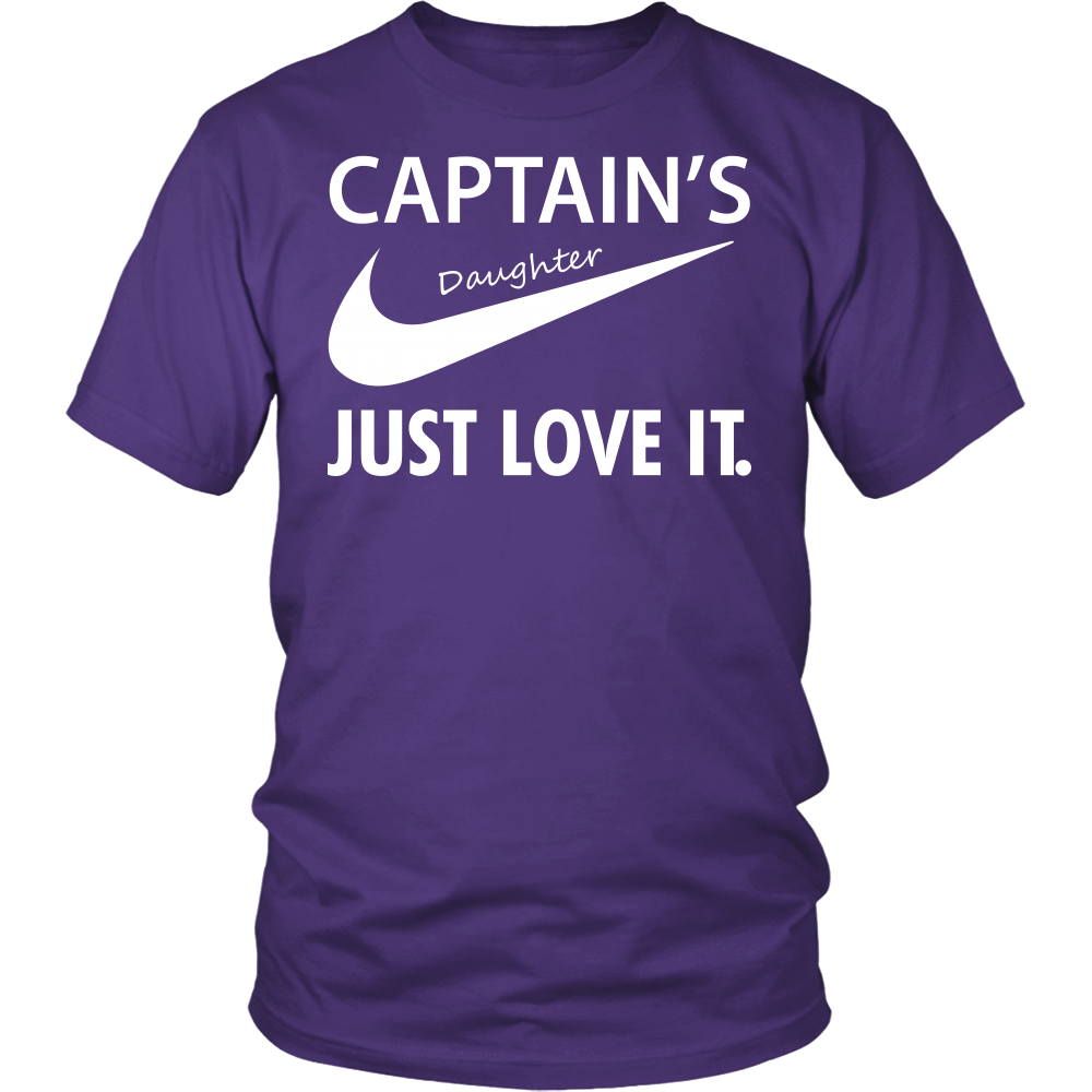 Funny Captain's Daughter Just Love It - Towboater T-Shirt