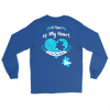 Image of A Piece Of My Heart Is On The Boat - River Life Apparel Gift For Towboaters Wife, Spouse, Girlfriend