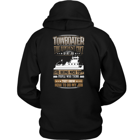 Funny Sarcastic Towboater T-Shirt
