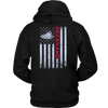 Image of Patriotic Deckhand's Shirt Hoodie Design - Try Stepping On This One