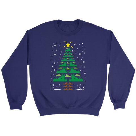 Funny Towboater Towboat Crew Group Matching Christmas Tree T-Shirt