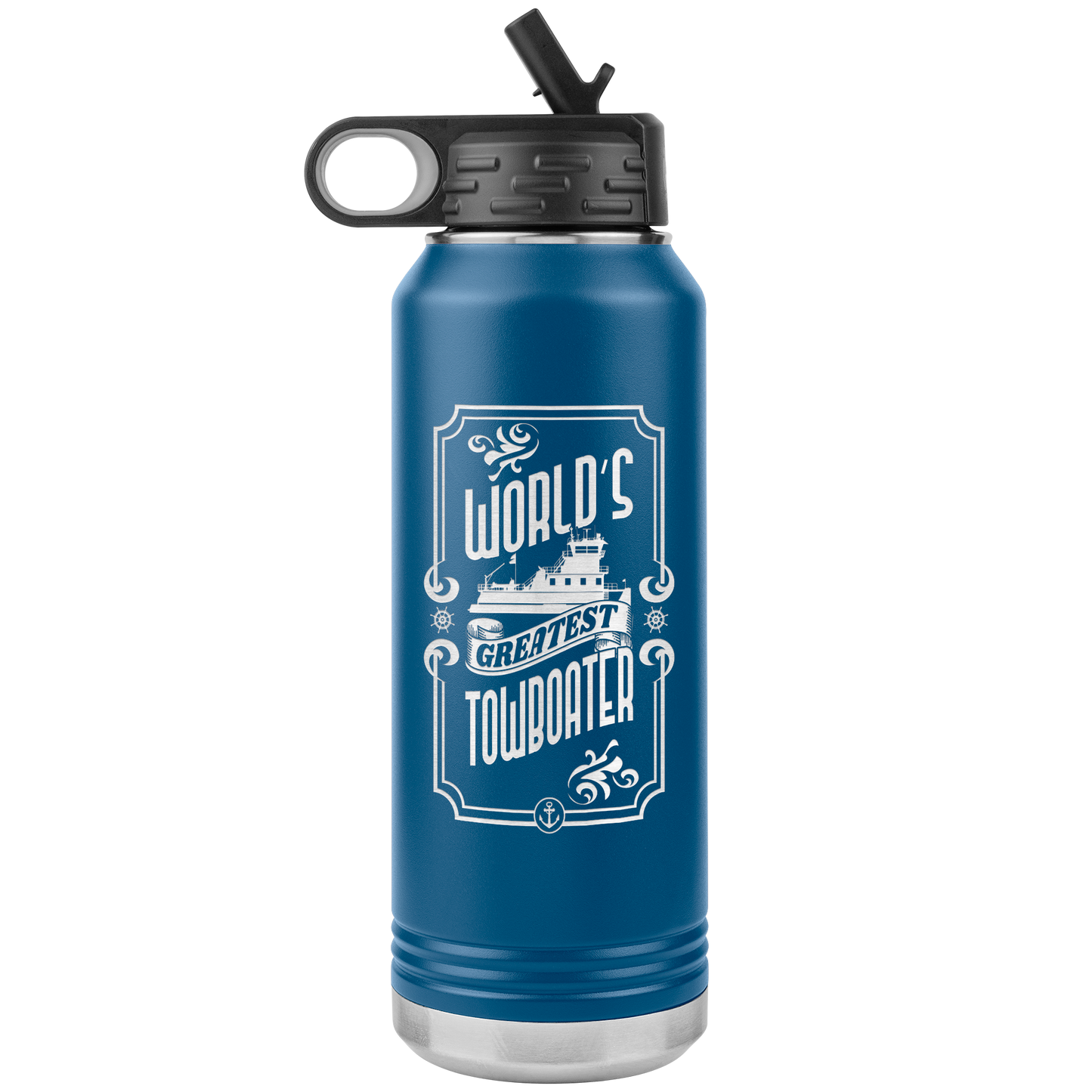 World's Greatest Towboater - Jumbo 32oz Water Bottle