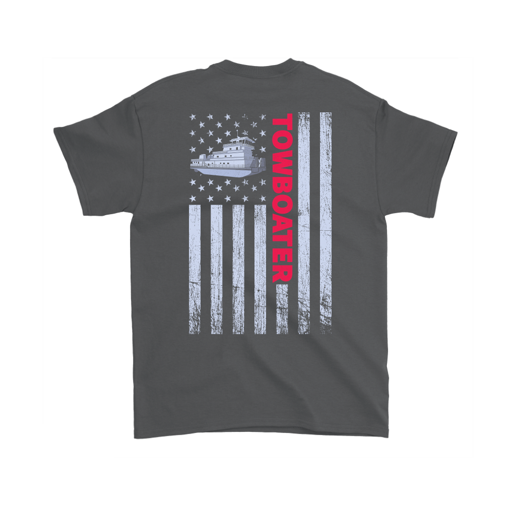 Patriotic Towboater Shirt Design - Try Stepping On This One