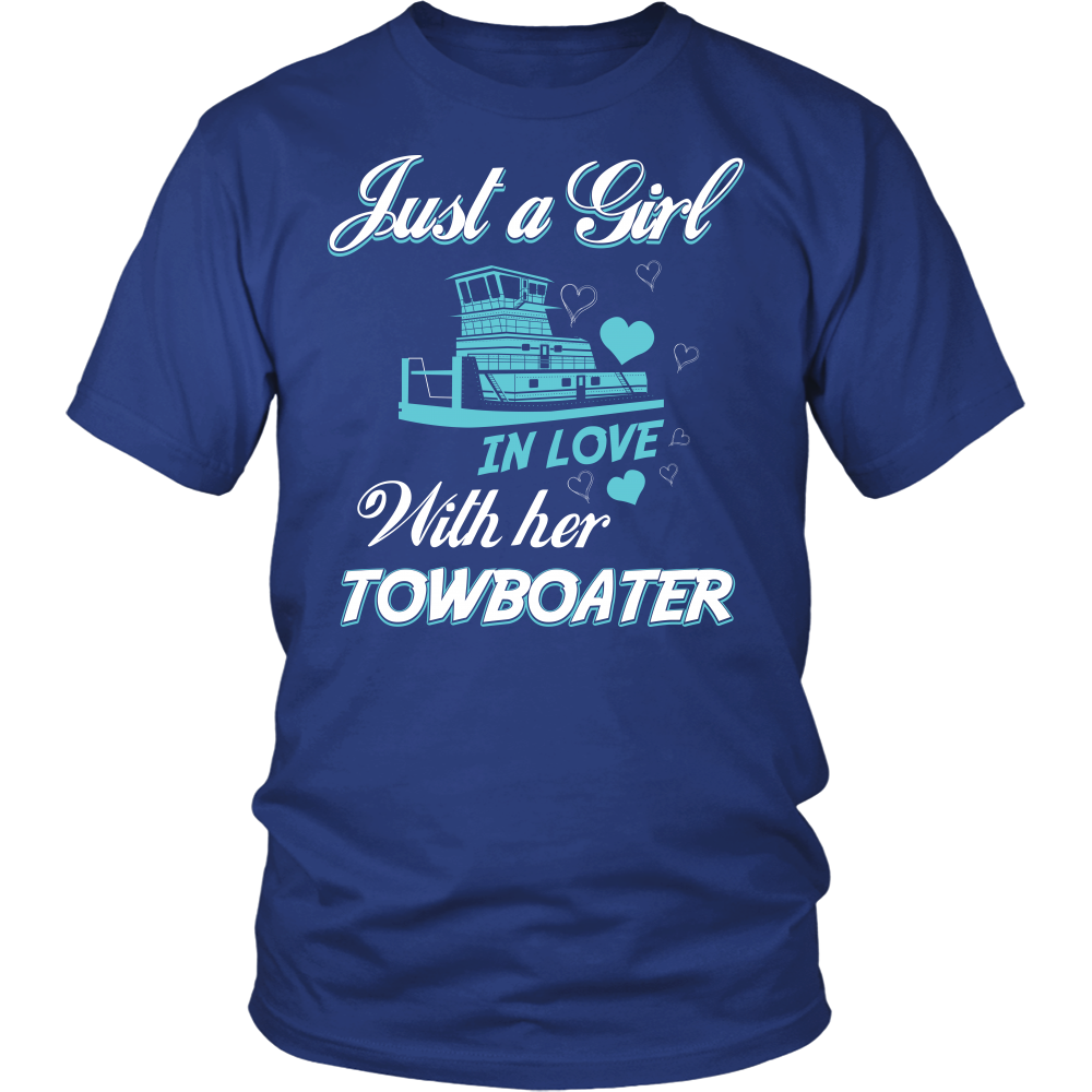 Just A Girl In Love With Her Towboater T-Shirt