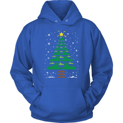 Funny Towboater Towboat Crew Group Matching Christmas Tree T-Shirt