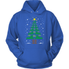 Image of Funny Towboater Towboat Crew Group Matching Christmas Tree T-Shirt