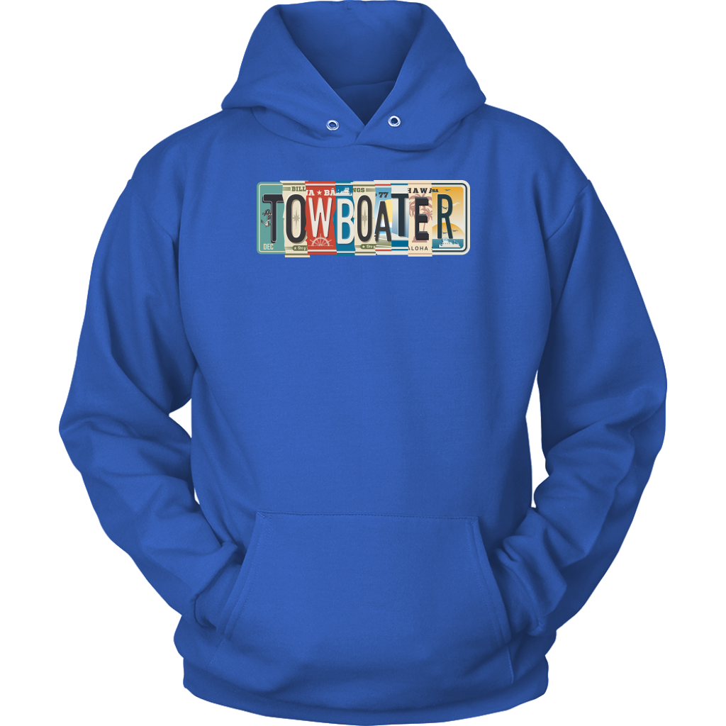 Towboater License Plate Tees