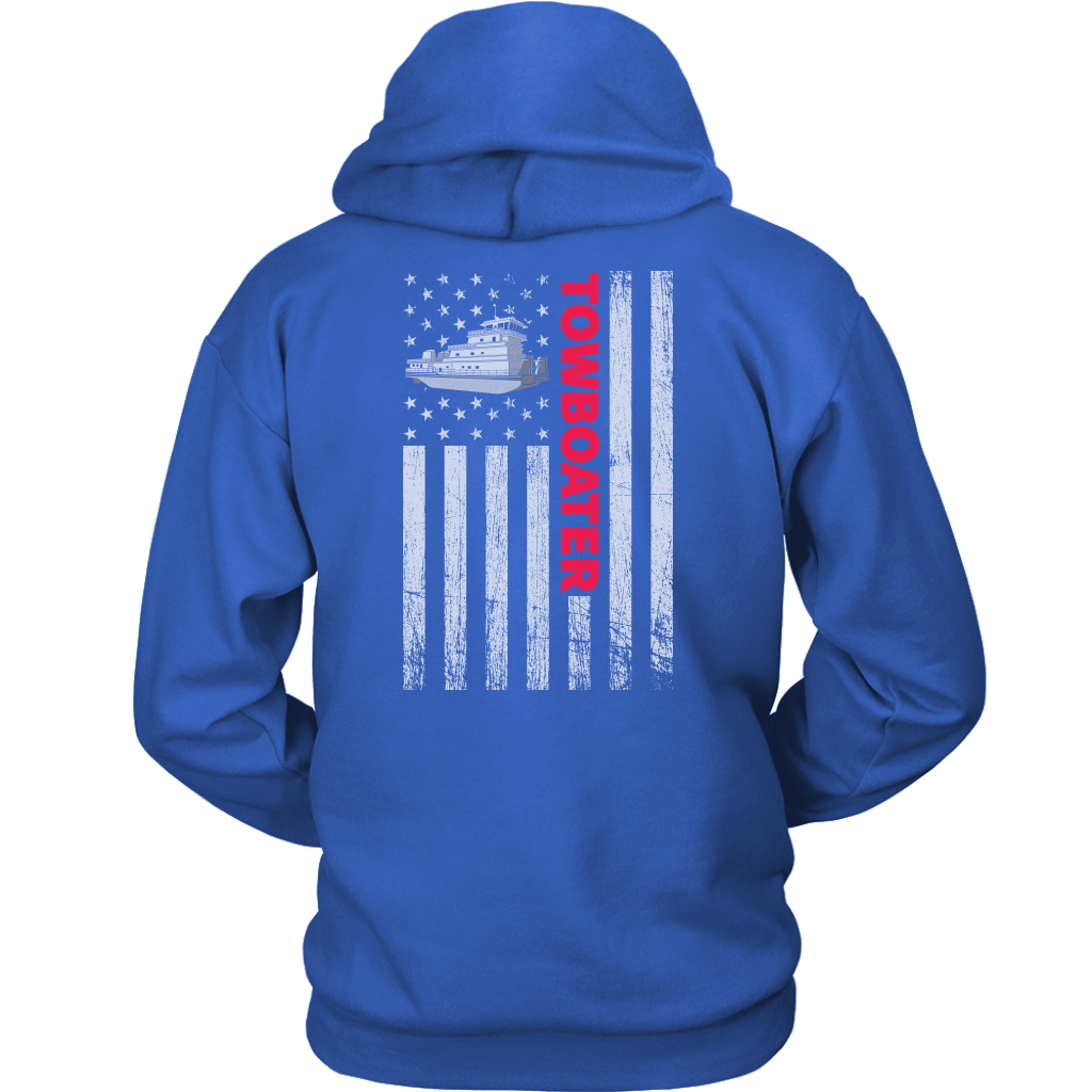 Patriotic Towboater Shirt Design - Try Stepping On This One