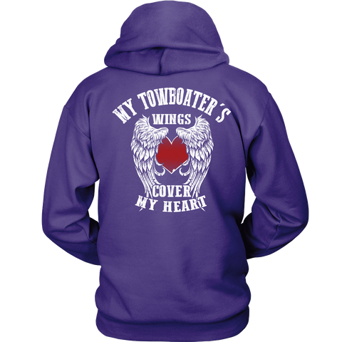My Towboater's Wings Cover My Heart Hoodie