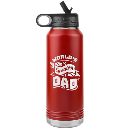 World's Greatest Dad - Jumbo 32oz Water Bottle