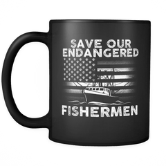 Scallopers Mug - Save Our Endangered Fishermen