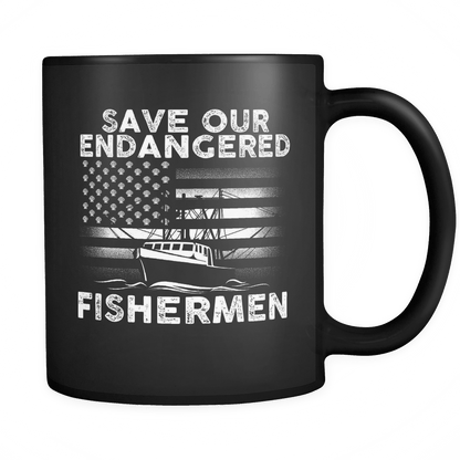 Scallopers Mug - Save Our Endangered Fishermen