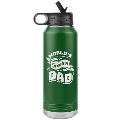 World's Greatest Dad - Jumbo 32oz Water Bottle