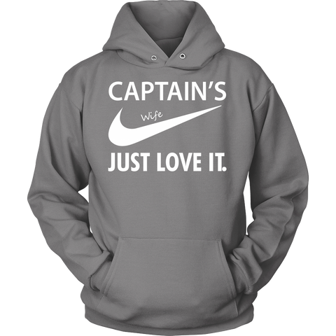 Captain's Wife - Just Love IT - Towboater Apparel - Gift For Captain's Wife