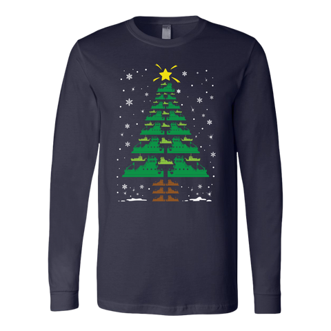 Funny Towboater Towboat Crew Group Matching Christmas Tree T-Shirt