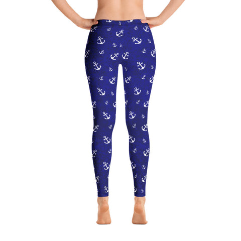 Boat Anchor Leggings - Towboater Apparel Gift For Towboaters Wife, Spouse, Girlfriend