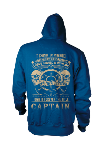 Captain Title Earned Towboater Hoodie