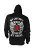 Image of My Captain's Wings Cover My Heart Hoodie