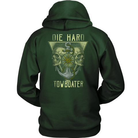 Die Hard Towboater - River Life Shirts For Fearless Towboater Men And Women