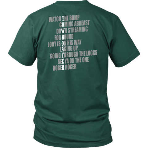 Towboaters Lingos Tees - Back design