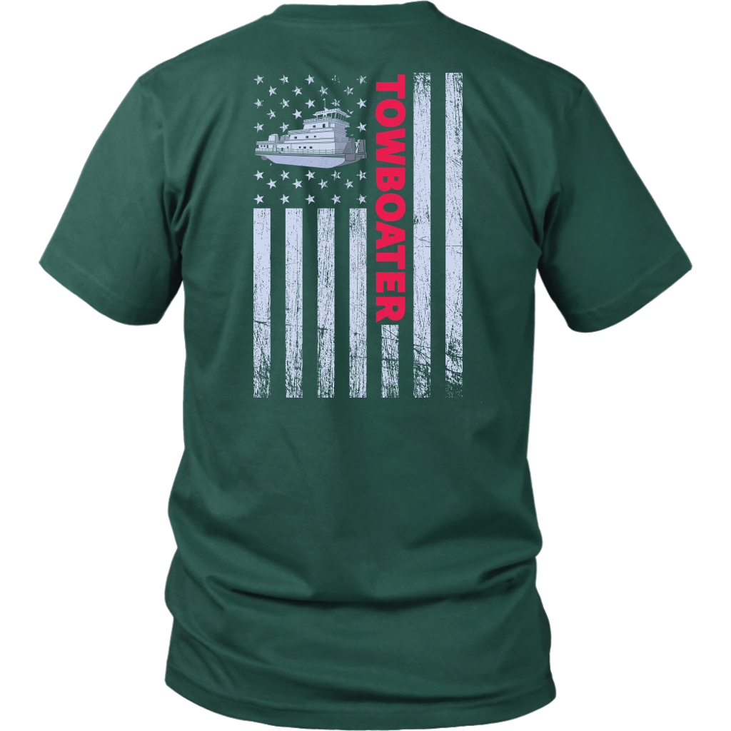 Patriotic Towboater Shirt Design - Try Stepping On This One