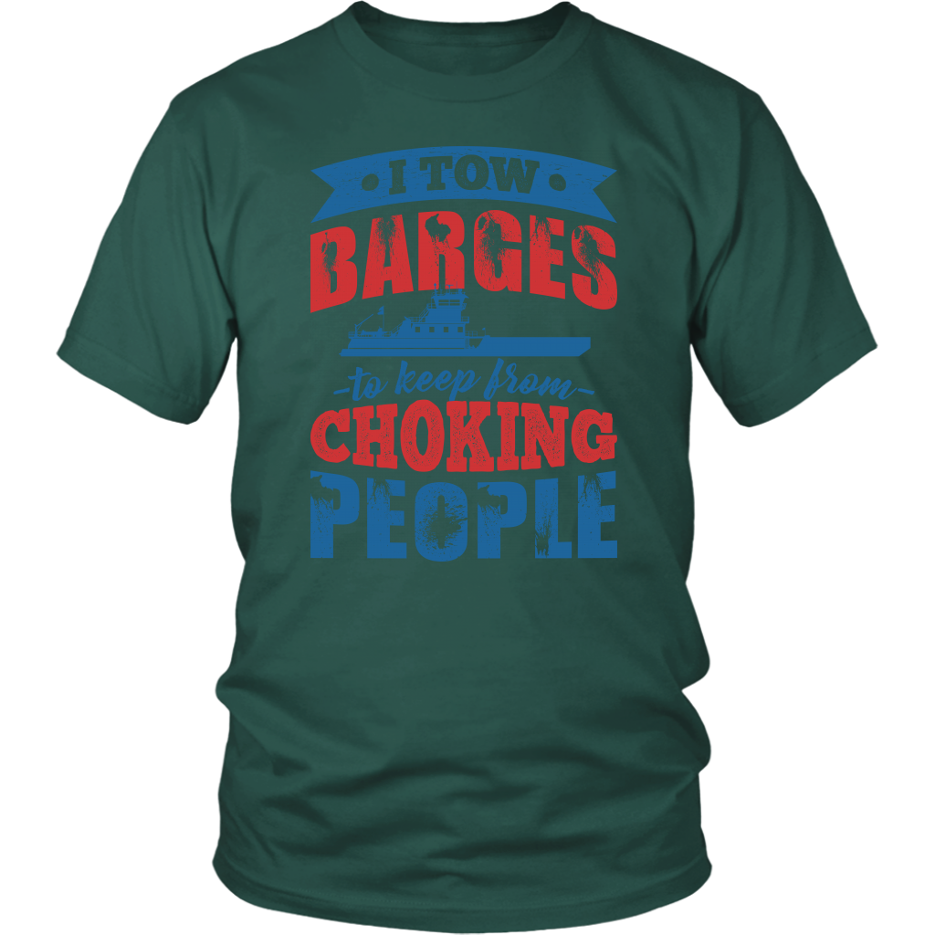 I Tow Barges Towboater T-Shirt