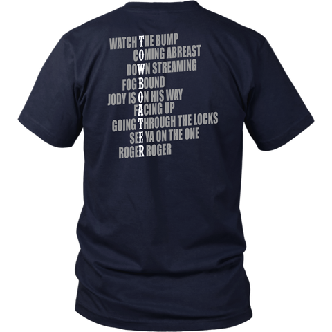 Towboaters Lingos Tees - Back design