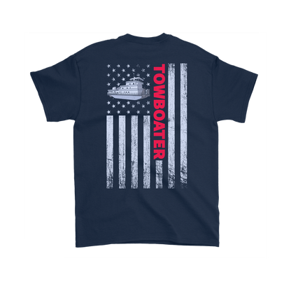 Patriotic Towboater Shirt Design - Try Stepping On This One