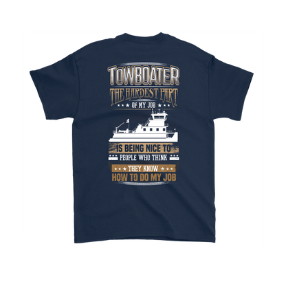 Funny Sarcastic Towboater T-Shirt