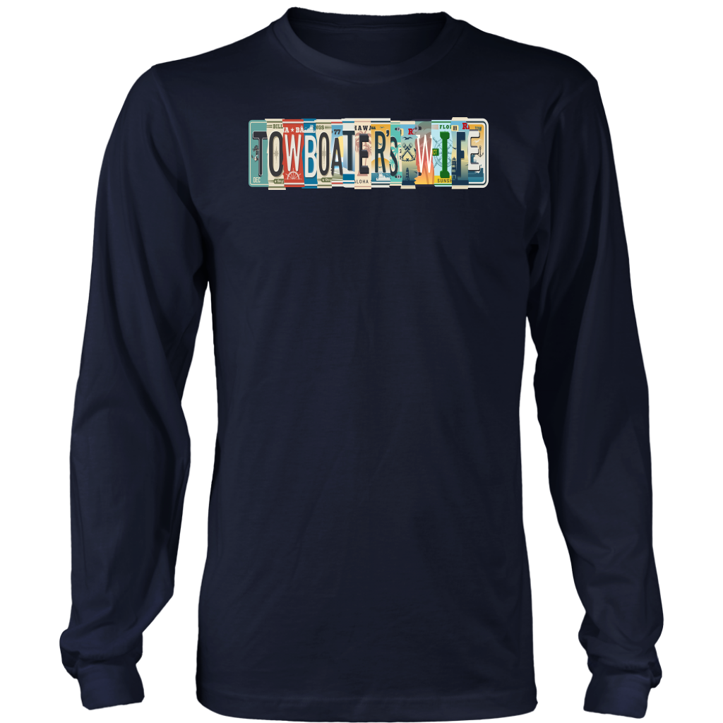 Towboater's Wife License Plate Shirt