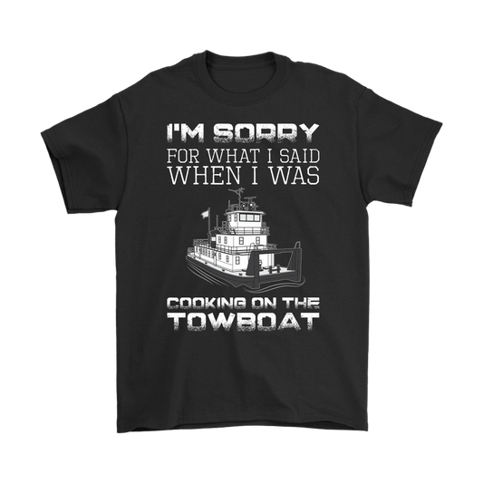 Funny Towboat Cook T-Shirt