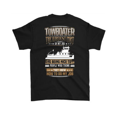 Funny Sarcastic Towboater T-Shirt