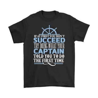 Listen To Your Boat Captain Towboater T-Shirt