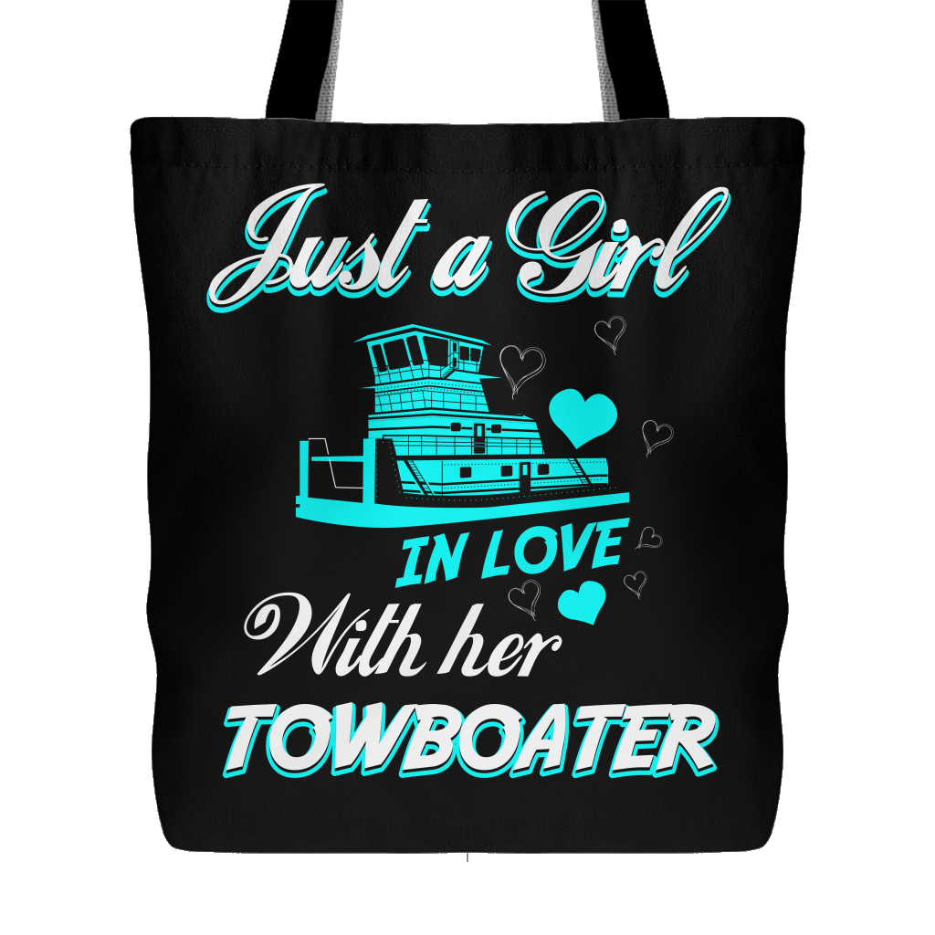 Just a Girl In Love With Her Towboater Totebag
