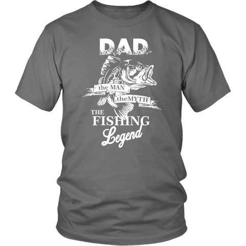 Dad! The Man! The Myth! The Fishing Legend - Towboater Shirt For Fishing Legends