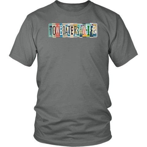 Towboater's Wife License Plate Shirt