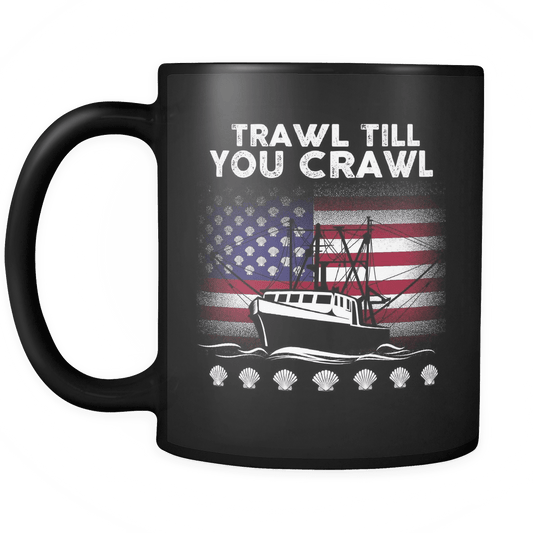 Scallopers Mug - Trawl Till You Crawl