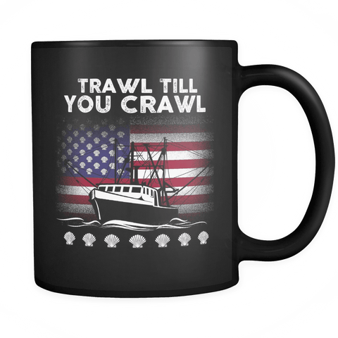Scallopers Mug - Trawl Till You Crawl