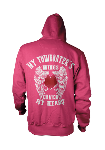 My Towboater's Wings Cover My Heart Hoodie